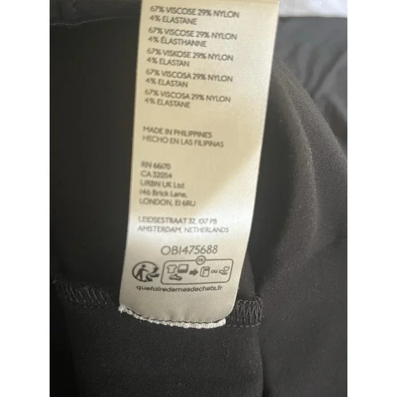 Gap High Rise Stride Patch Pockets Raw Hem Wide Leg Denim Jeans, Size 26 - Picture 6 of 6